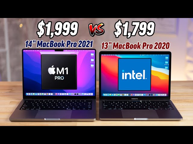 Compared: 14-inch MacBook Pro vs. 13-inch M1 MacBook Pro vs. Intel 13-inch MacBook  Pro