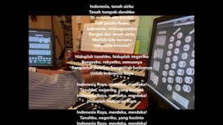 Indonesia Raya   The National Anthem of Indonesia  organ