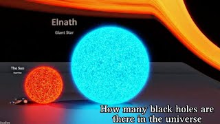 How many Black holes are there in the universe Vs stars