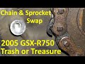 Trash or Treasure: 2005 GSX-R750 Chain & Sprockets