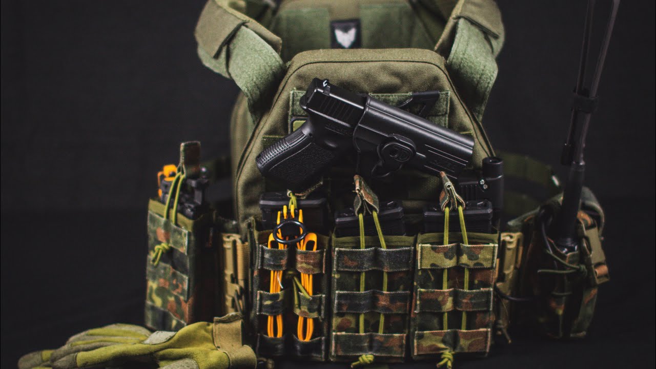 Wartech TV-110 PLATE CARRIER / BE-X - YouTube