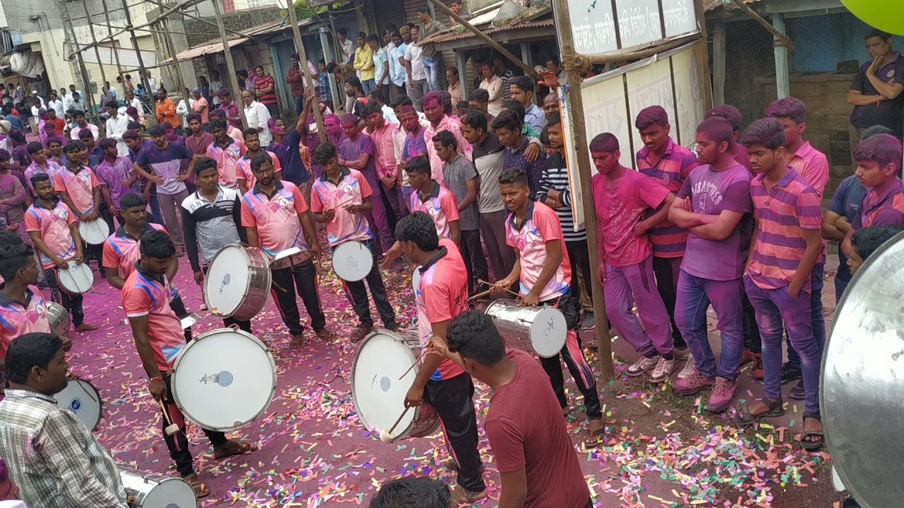 Radhakrushna Banjo v/s Sai Banjo #Umbraj गणपती विसर्जन मिरवणूक