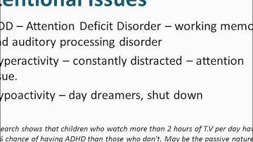 The different types of learning difficulties