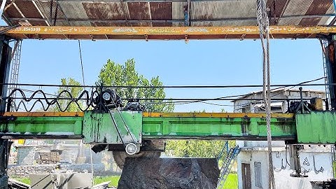 How to Works Granite Bridge Cutter || Made By Shaukat Marble Machinery FSD