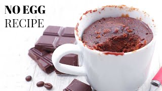 Healthy Chocolate Mug Cake without Eggs
