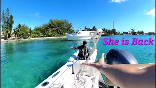 She is Back on the Crooked PilotHouse Boat from Miami to Bimini Bahamas