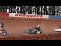 Cherokee Speedway, SC Dirt Track Kart Racing. Maxxis Winter Nationals Clone 425. WOW, hard wreck!