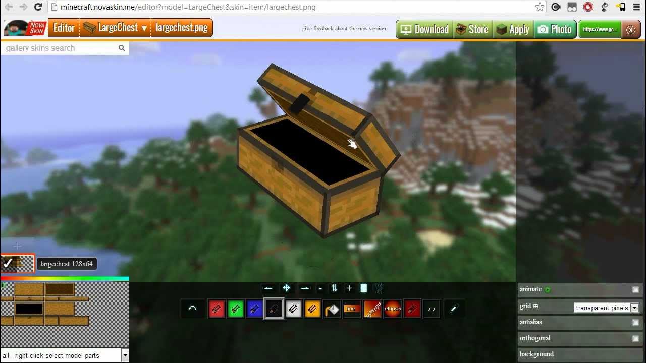 tool][web] NovaSkin - Skin and Resource Pack Editor Minecraft Mod