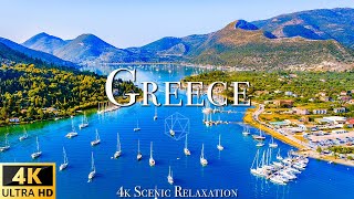 Greece 4K - Scenic Relaxation Film With Calming Music  (4K Video Ultra HD)
