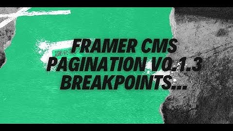 Framer Pagination Component Just Got Event Easier