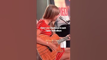 every color mentioned in each ts album | #taylorswift #erastour #viralshorts #shorts #fyp #fy