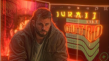 @juraijeditzz Like Outro On Alight Motion (+Preset)