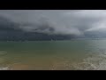 3D VR 180 (4K) Beach Ambience on East Coast Park with Soothing Waves &amp; Cloudy sky for Relaxation