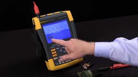 How To Synchronize a Fluke 190 Series Portable Oscilloscope with Basic Triggers