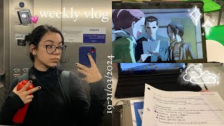 ☆ weekly vlog | dias produtivos de uma vestibulanda cansada