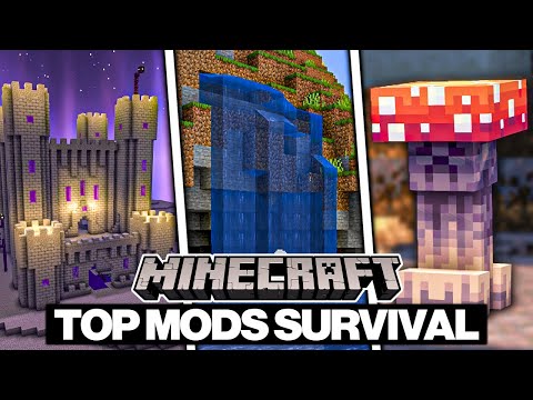 5 MODS que MEJORAN el SURVIVAL para MINECRAFT 1.18.1 😲🔥