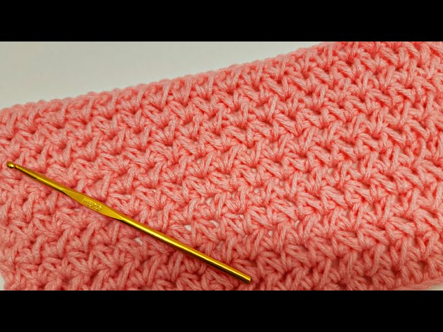 【I AM MARI】ing Color Matching Boucle Double Half JK How To Crochet An EASY Stitch - Staggered Half Double