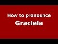 How to Pronounce Graciela in Spanish - PronounceNames.com