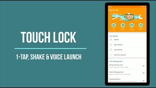 Touch Lock: 1-Tap, Shake & Voice Launch screenshot 5