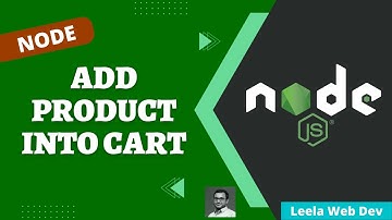 55. Add the Product into cart as CartItem using Sequelize in the Express Node App - NodeJS
