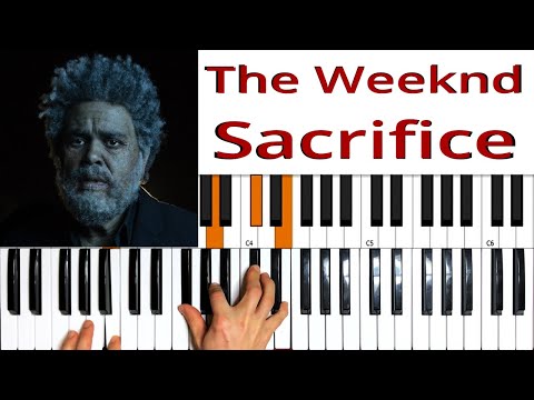 Sacrifice-The Weeknd- Free Piano Sheet Music & Piano Chords