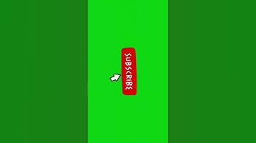 Animated Subscribe Button Green Screen Stock Footage for YouTube Creators #animation #shorts