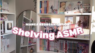 manga reorganisation & shelving ASMR 🌙 | 1300+ volumes