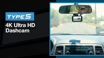 TYPE S | Ultra HD 4K Dashcam with GPS and built-in G-Sensor for 24/7 Security