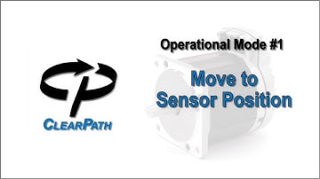 ClearPath Integrated Servo Motor: Move to Sensor Position