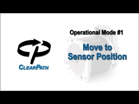 ClearPath Integrated Servo Motor: Move to Sensor Position