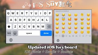 iOS Style Keyboard [Update] with iOS Fonts + Emojis 2024 screenshot 5