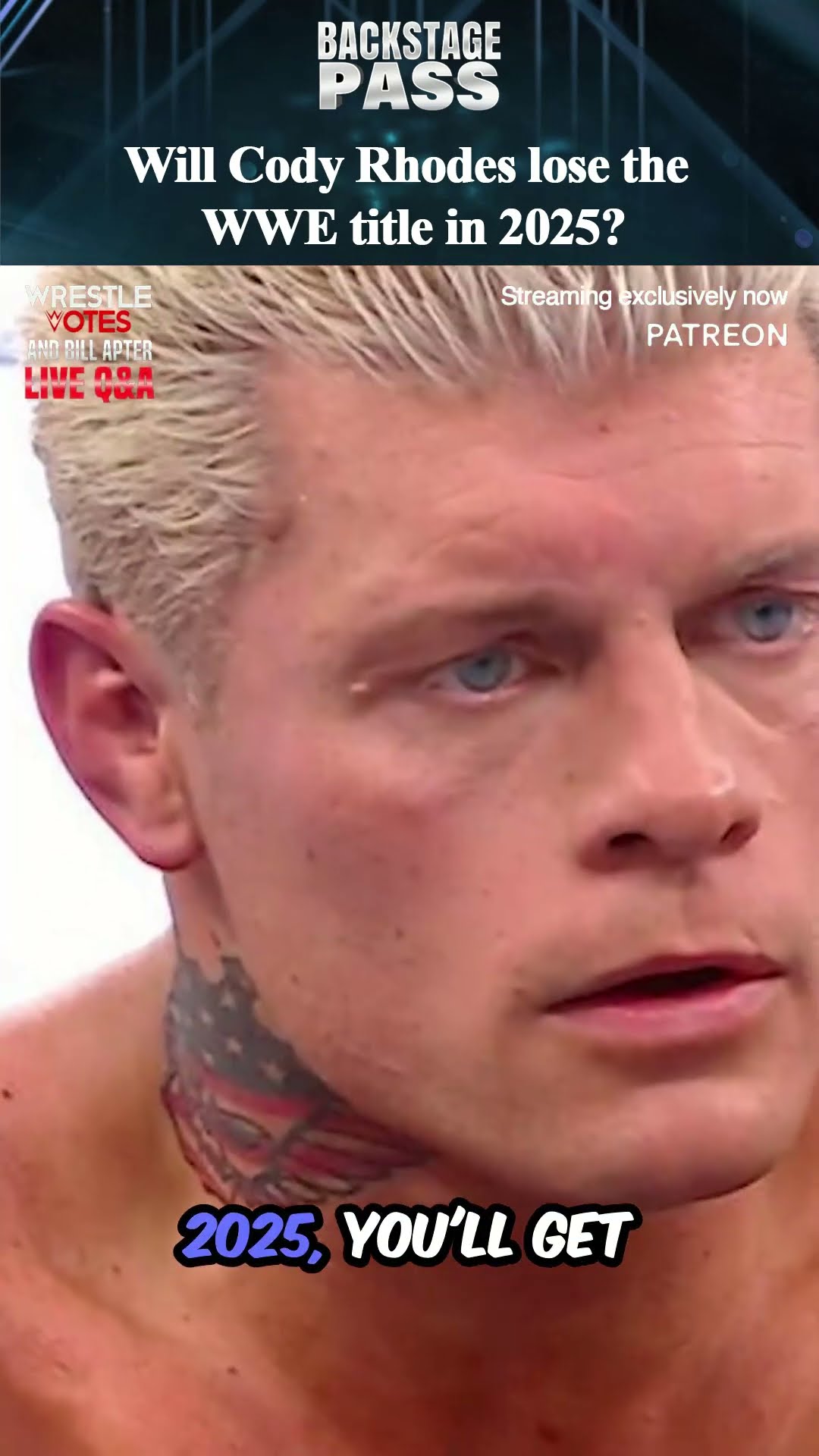 Will Cody Rhodes will lose the WWE title in 2025 #wwe #codyrhodes #2025 #wrestling #shorts