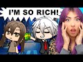 The Billionaire and The Poor Girl (Gacha Life Mini Movie Reaction)