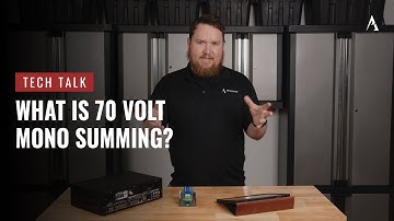 What is 70 Volt Mono Summing on Pro Acoustics Tech Talk Episode #96