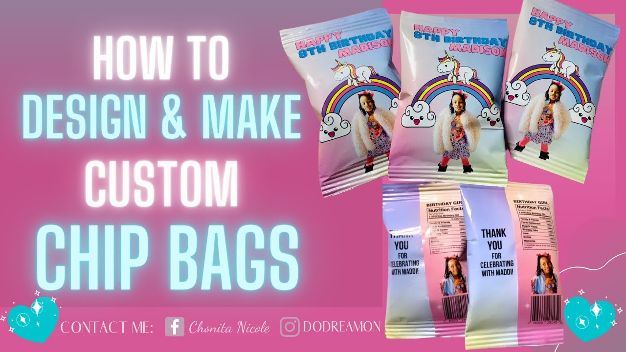 How to make a custom chip bag in 5 steps! – Adriana's Paper Crafts