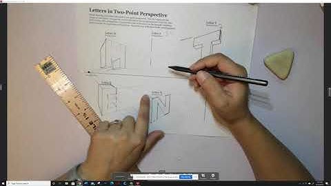 Letter in Two-Point Perspective