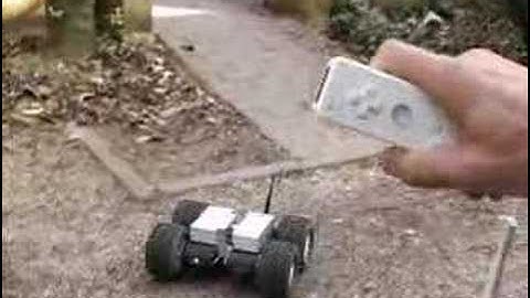 wifibot robot control using a Wiimote