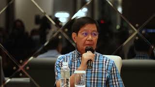 PING LACSON with Fellow Presidentiables at the Manila Pen | April 17, 2022
