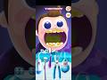 Teeth Doctor Bacteria Clean Gameplay #animation #gameplay #shortvideo