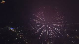 Праздничный салют 9 мая 2017 - Железнодорожный (Phantom 3 Advanced Fireworks)