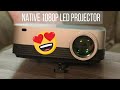 Best Native 1080p LED Projector under $200 - VIVIMAGE C680 Full Review