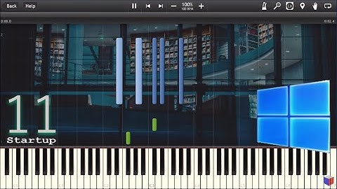 WINDOWS 11 SOUNDS IN SYNTHESIA (Unofficial) [Piano Tutorial]