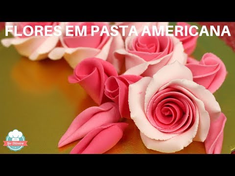 Vídeo: Como Fazer Uma Decoração De Bolo: Flores De Fondant