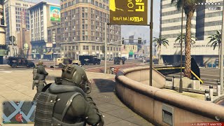 GTA V Michael & Trevor's Ballistic Juggernaut Armor Rampage + 6 Star Wanted Level Escape(RDE 3.1.7)