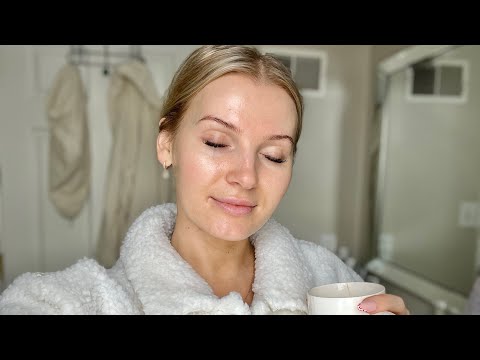 GLASS SKIN while traveling | long car ride skincare routine @TashVitorsky