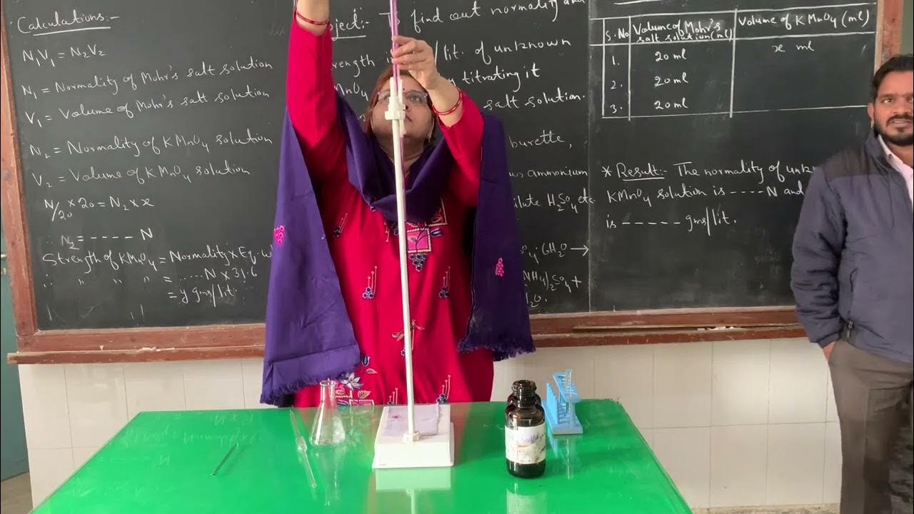 Volumetric Titration Class XII by Dr Saloni for class 12 board