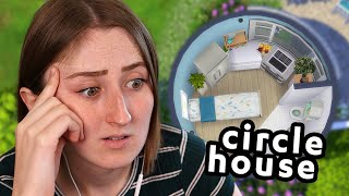 Can I build a CIRCLE house in The Sims?