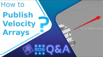 [ROS Q&A] 205 - How to publish velocity arrays