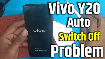 Vivo Y20,Y12s,Y21 Switch Off Problem | Vivo Y20 Stuck Logo Switch Off | Vivo switch off problem