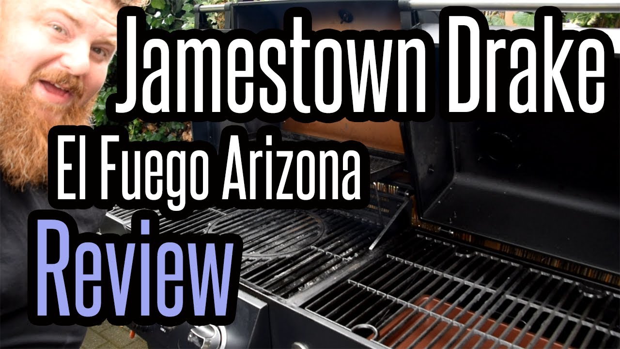 Grill Review zu Kombigrill Jamestown Drake bzw. El Fuego Arizona /  Bewertung / Rezension - YouTube